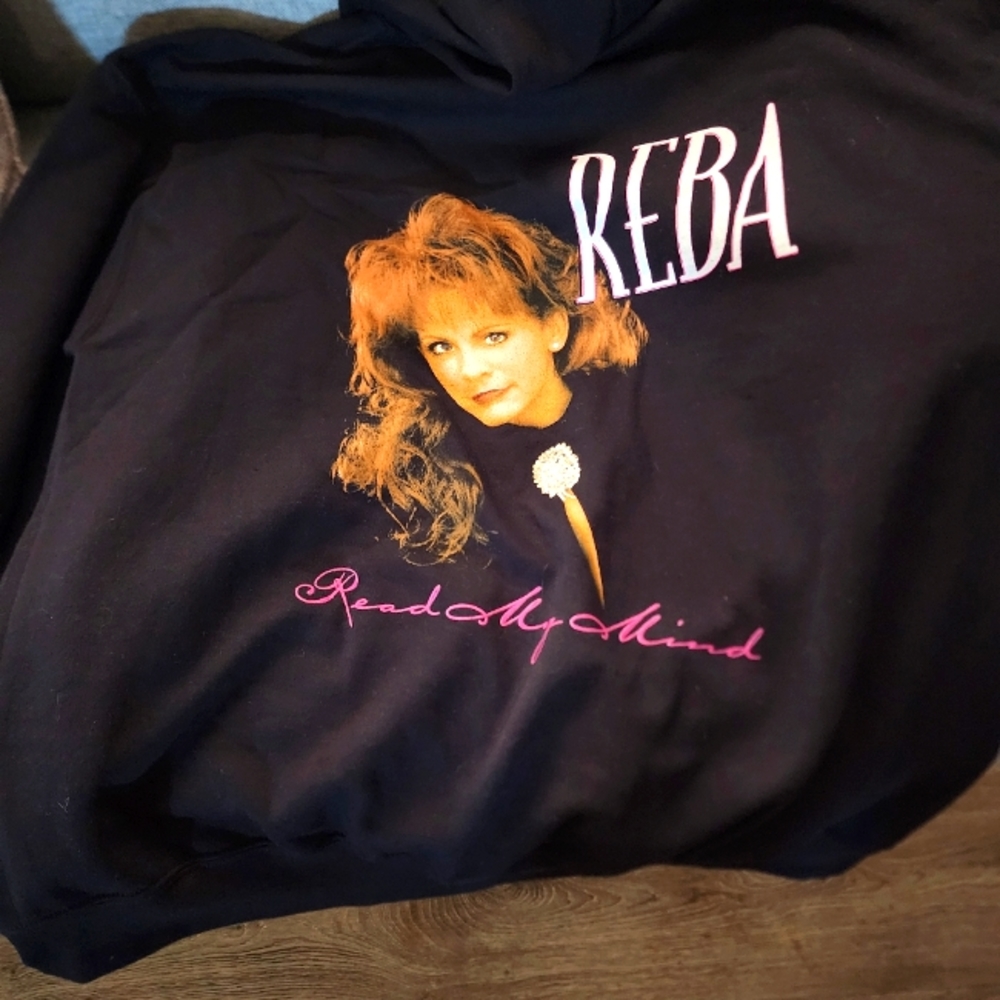 Brand new from her concert in for worth last month.  Reba xl hoodie.  Never worn